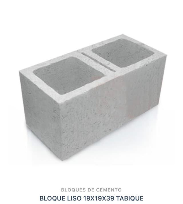 Block Vibrado (19x19x39) 