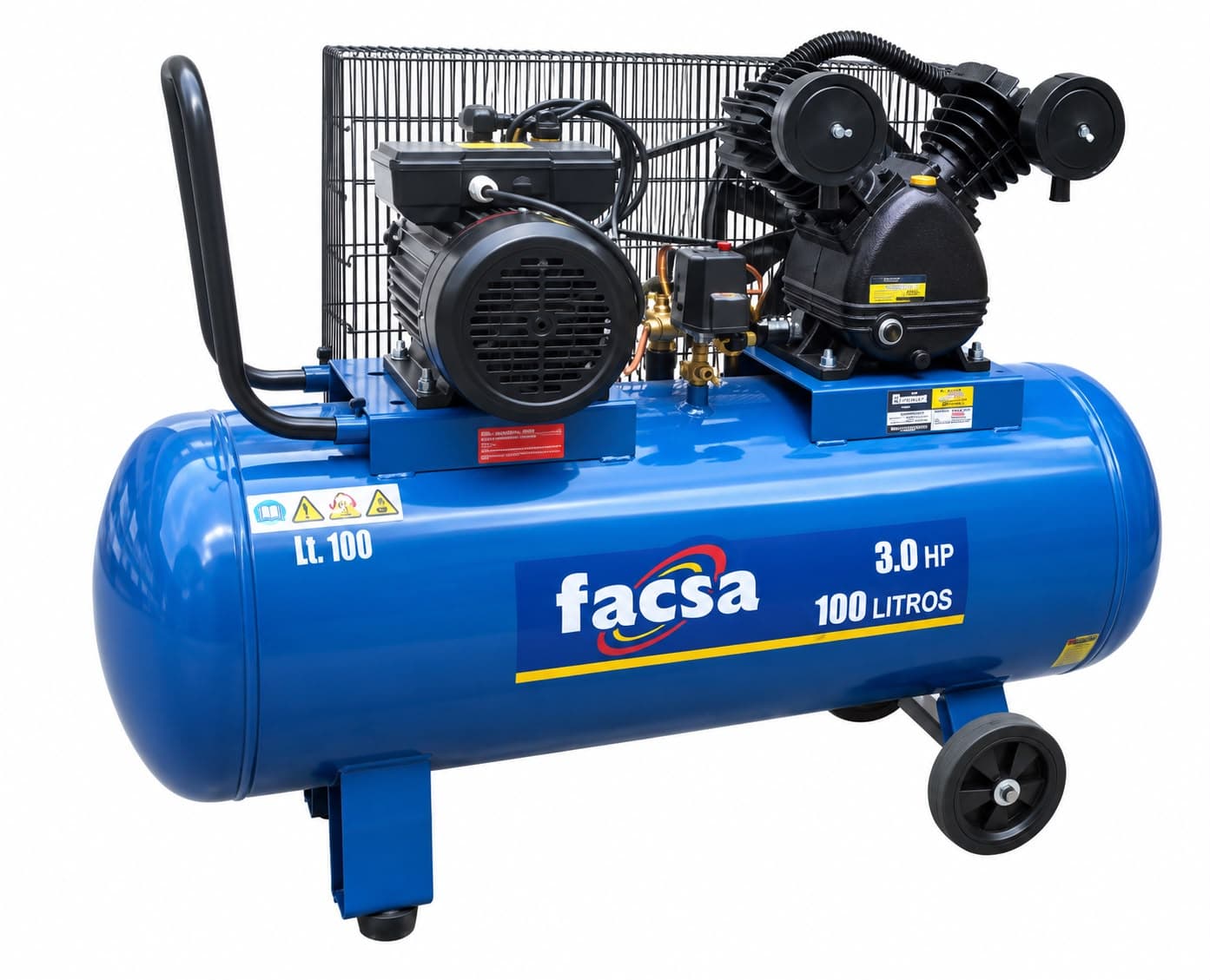 Compresor Facsa 100 Lts Monofásico