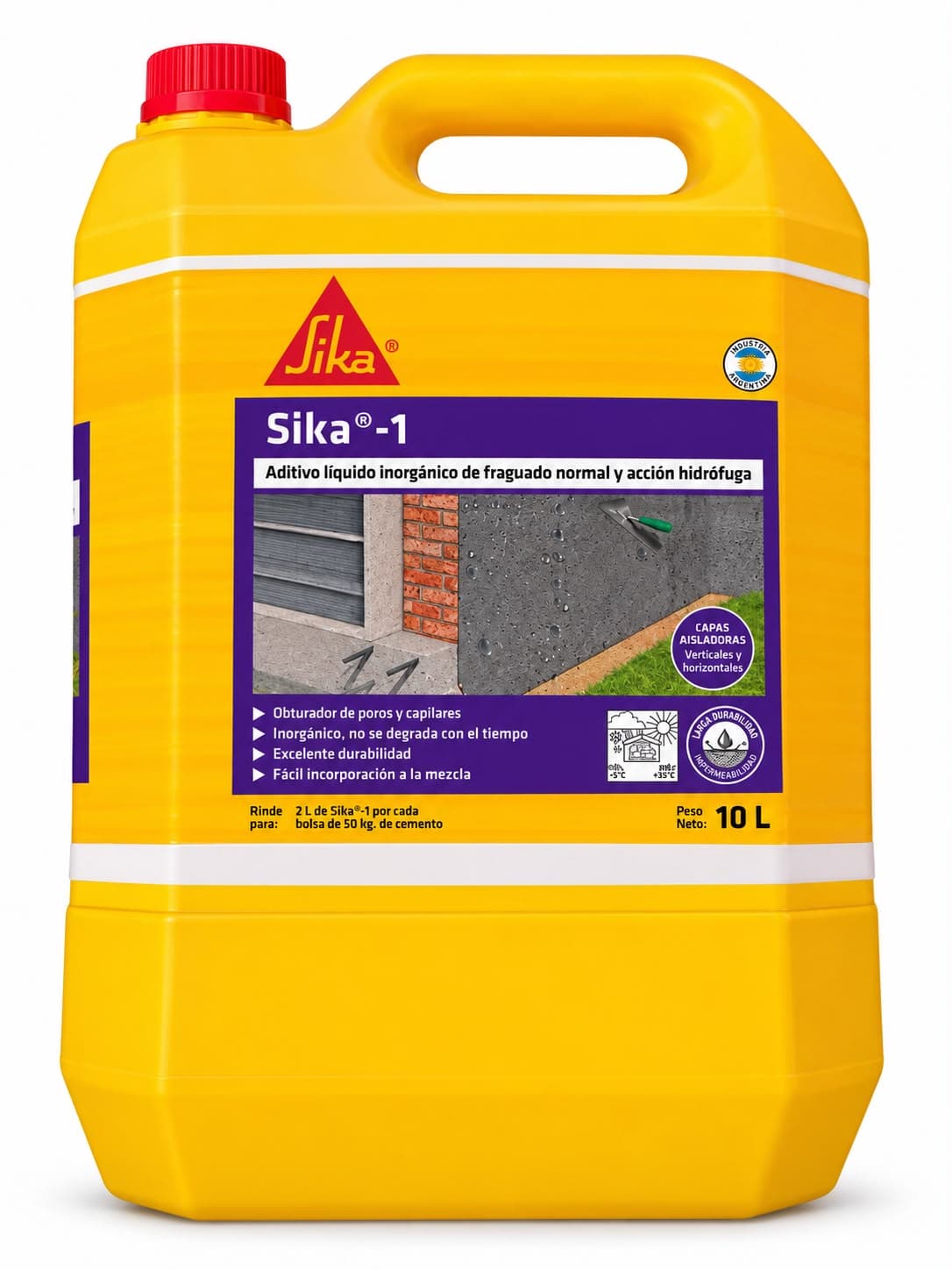 Hidrófugo Sika 1 x 10 Lts
