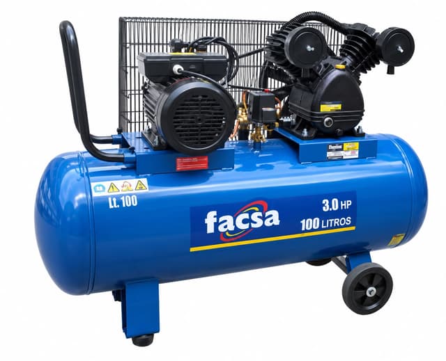 Compresor Facsa 100 Lts Monofásico